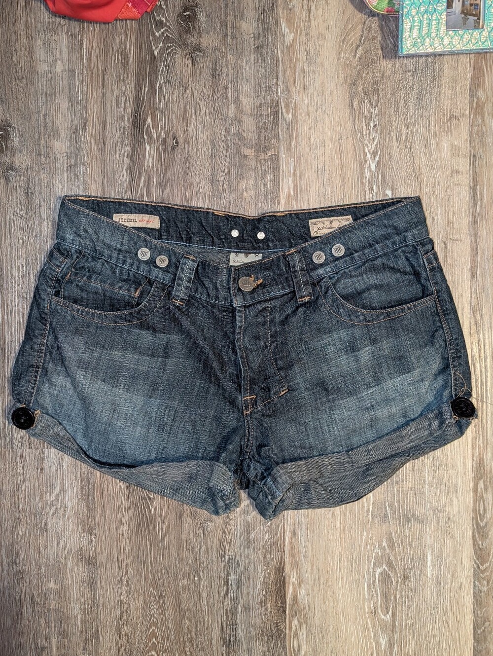Y2K Denim Navy Mini Shorts